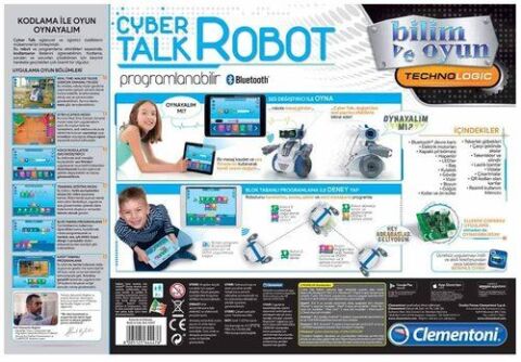 Clementonı Cle-64447 Robotik Laboratuvarı Cyber Talk Robot
