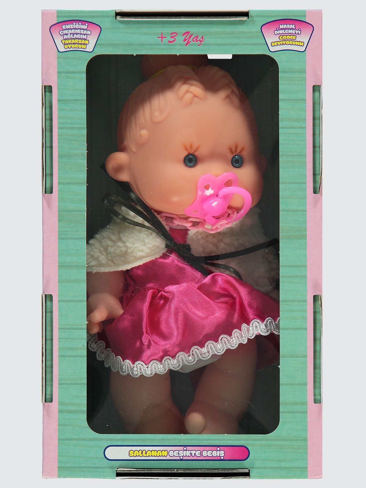 Erpa 661815 Beşikte Masal Anlatan Ağlayan-Gülen Bebiş Bebek 26 Cm
