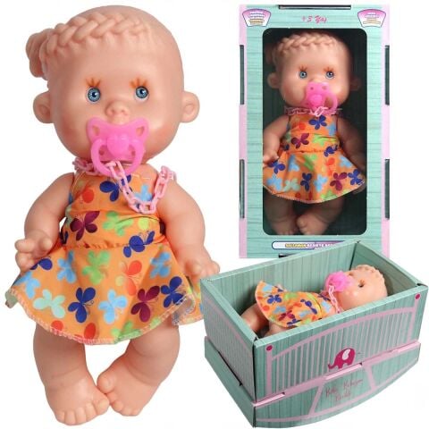 Erpa 661815 Beşikte Masal Anlatan Ağlayan-Gülen Bebiş Bebek 26 Cm