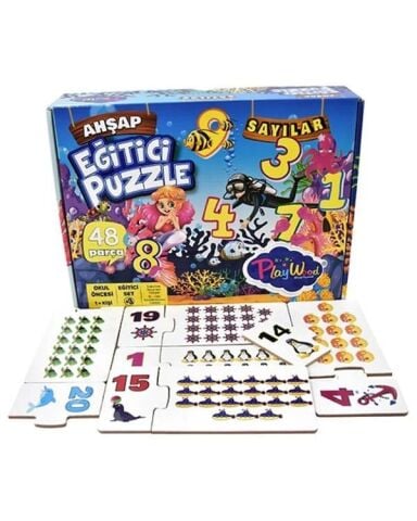 Onyıl Ony-23 Eğitici Ahşap Hafıza Kartları Sayılar