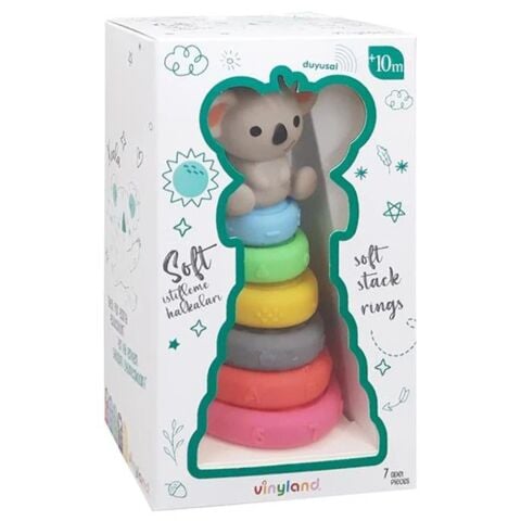 Erpa 661587 Soft İstifleme Halkaları/ Koala (7'Li Set)
