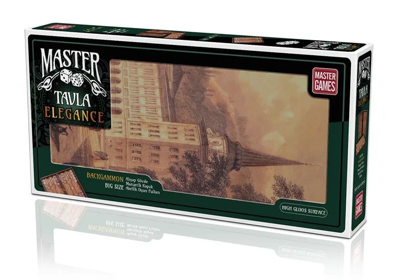 Ks Games T70 Master Tavla Kuleli (Büyük)