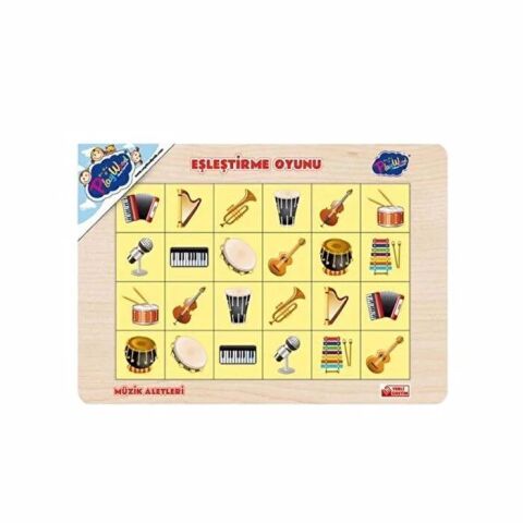 Onyıl Ony-263/264/265/266 Ahşap Eğitici 4Lü Puzzle