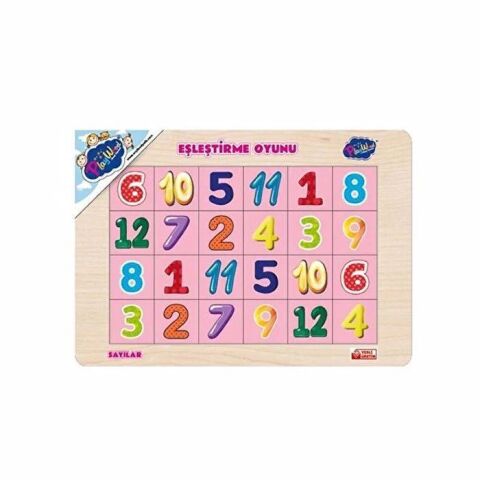 Onyıl Ony-263/264/265/266 Ahşap Eğitici 4Lü Puzzle