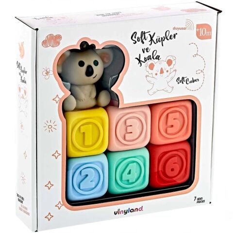 Erpa 661914 Soft Aktivite Küpler/Koala (7'Li Set )