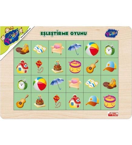 Onyıl Ony-273/274/275/276 Ahşap Eğitici 4Lü Puzzle