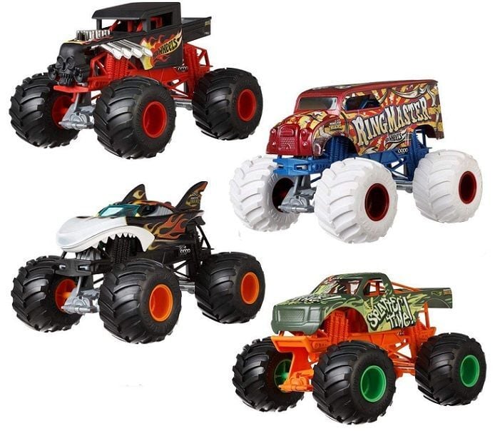 Mattel Fyj83 Hot Wheels Monster Trucks 1:24 Arabalar*4