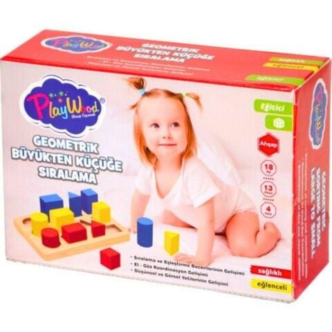 Onyıl Ony-314 Kutuda Ahşap Geometrik Sıralama