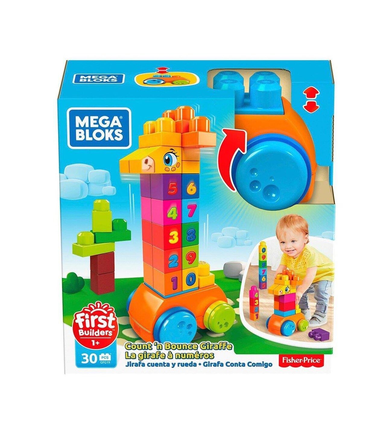 Mattel Gfg19 Mega Bloks Matematik Arkadaşı Zürafa*2