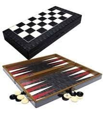 Ks Games T80 Master Tavla Classic Siyah Beyaz (Büy