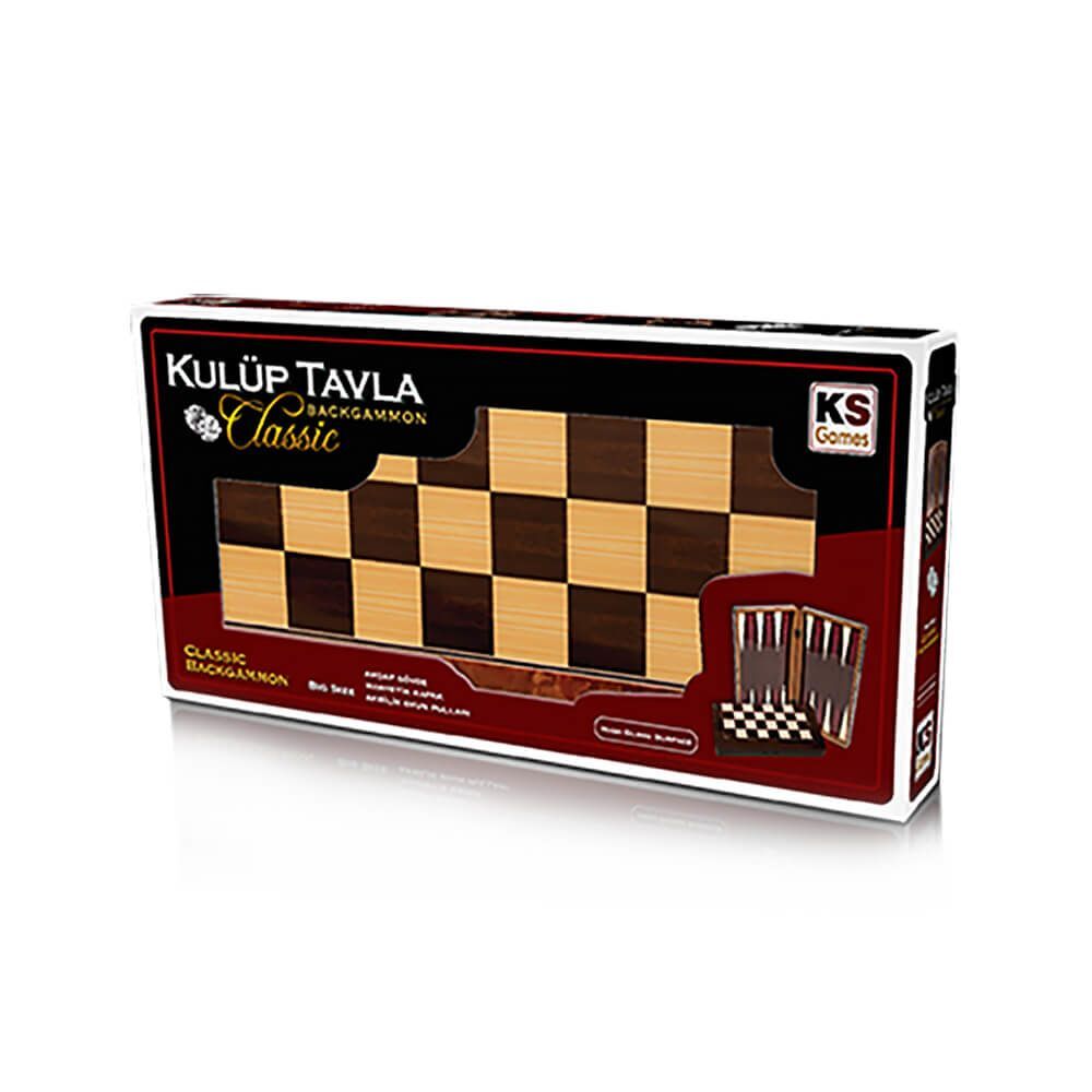 Ks Games T81 Master Tavla Classic Gül Desen (Büyük