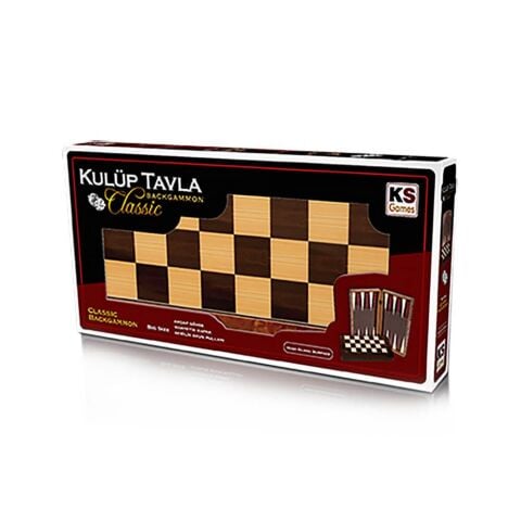 Ks Games T81 Master Tavla Classic Gül Desen (Büyük
