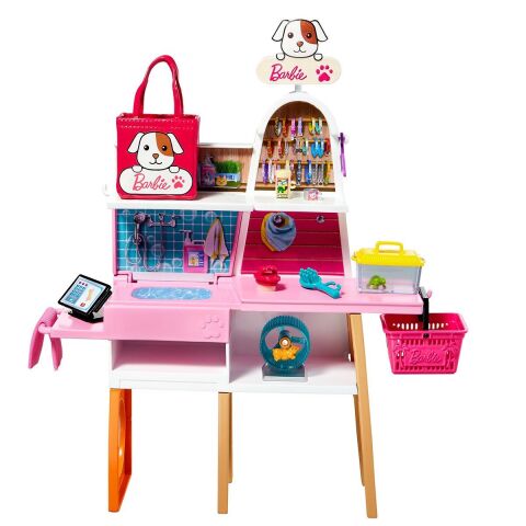 Mattel Grg90 Barbie Ve Evcil Hayvan Dükkanı Oyun Seti*3