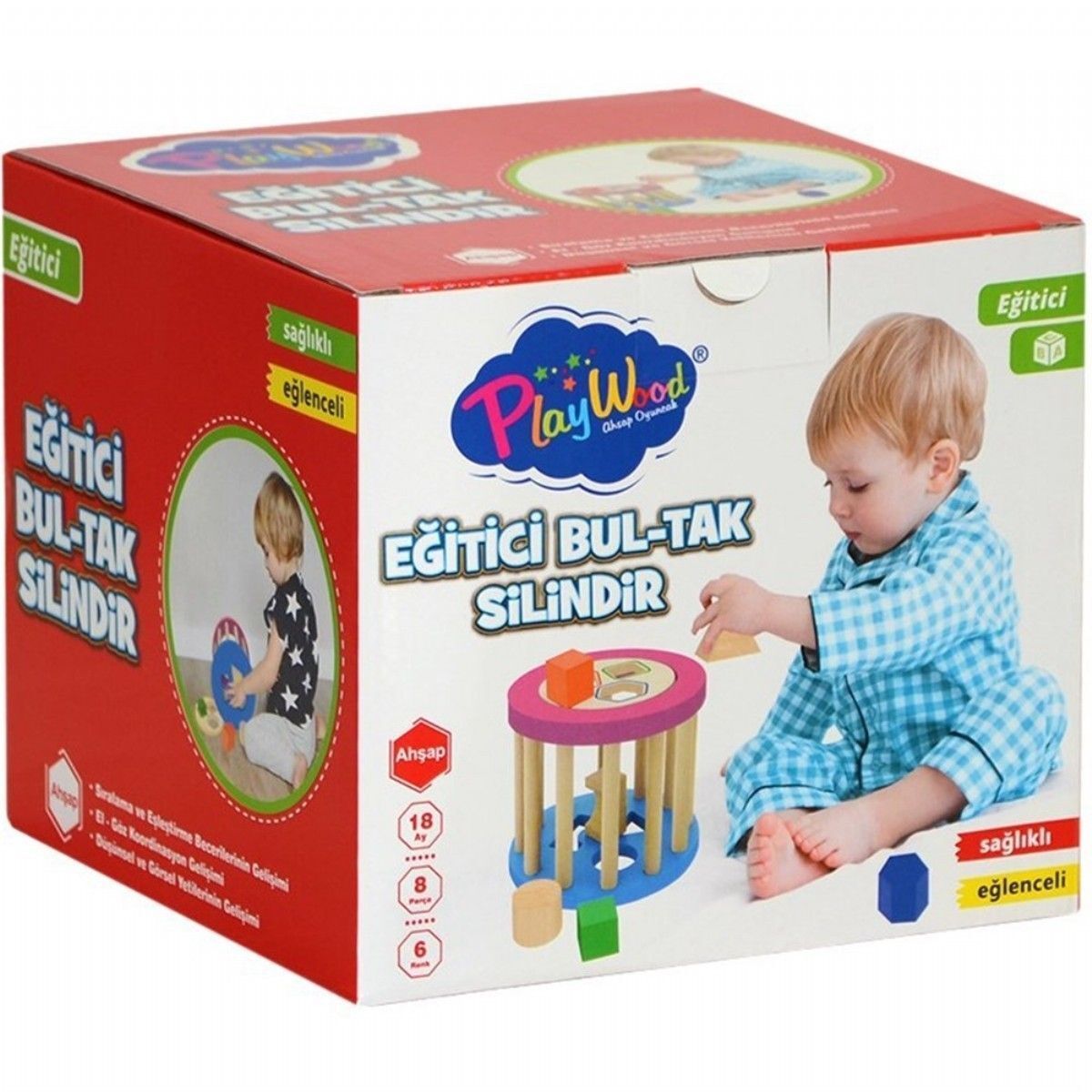 Onyıl Ony-374 Ahşap Eğitici Silindir Bul-Tak