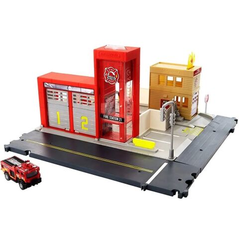 Mattel Hbd74 Matchbox Aksıyon Fıgurlerı Itfaıye Kurtarma Ekıbı*3