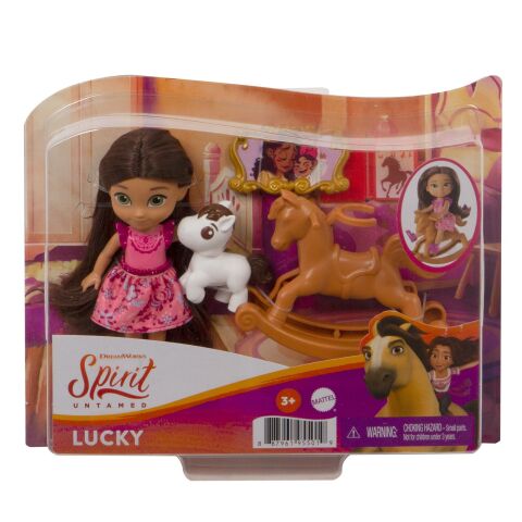 Mattel Gxf11 Spırıt Lucky Bebek Ve Atı Oyun Setı*4