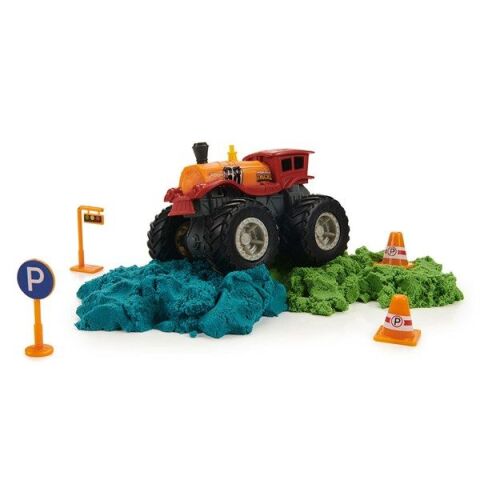 Mattel Hhj36 Hw Monster Trucks Kınetık Kum Oyun Setı*12