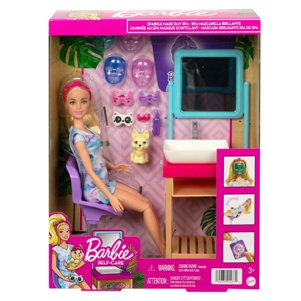 Mattel Hcm82 Barbıe Welness Işıltı Dolu Spa Günü Oyun Seti*3