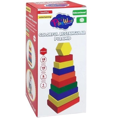 Onyıl Ony-393 Ahşap Dikdörtgen Renkli Kule *24