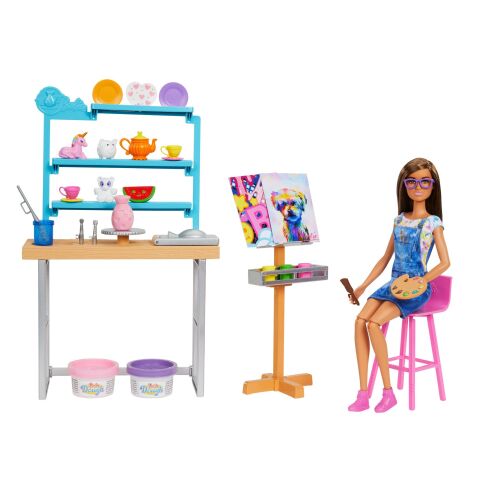 Mattel Hcm85 Barbıe'Nin Sanat Evi Oyun Seti*3