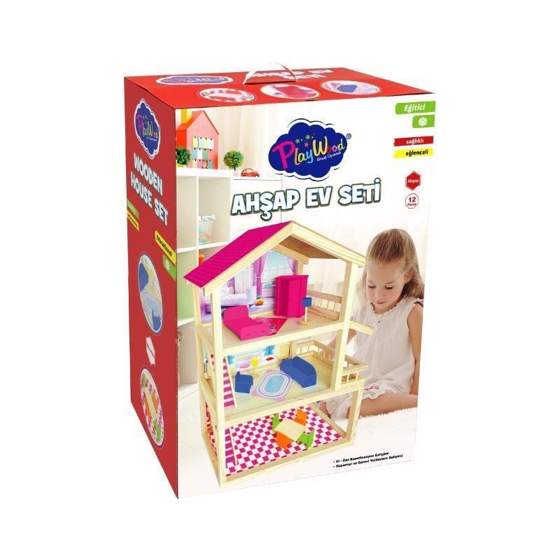Onyıl Ony-398 Kutuda Ahşap Ev Seti