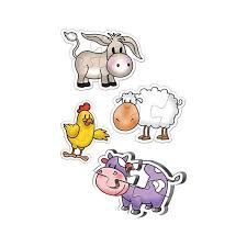Ks Games 12002 Baby Puzzle 2+3+4+4 (Evcil Hayvanla