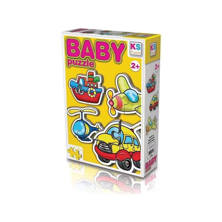 Ks Games 12003 Baby Puzzle 2+3+4+4 (Ulaşım Araçlar