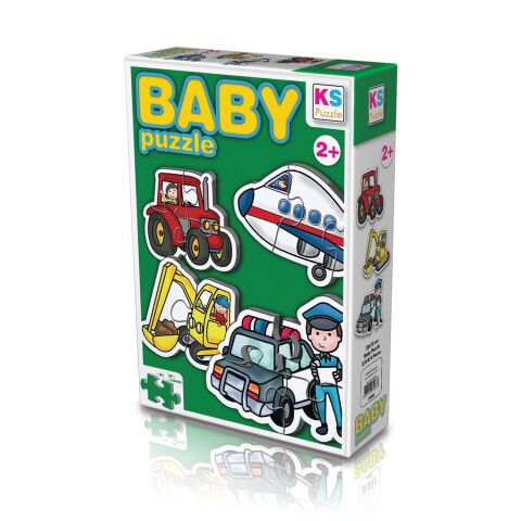 Ks Games 12004 Baby Puzzle 2+3+4+4 (Meslekler)