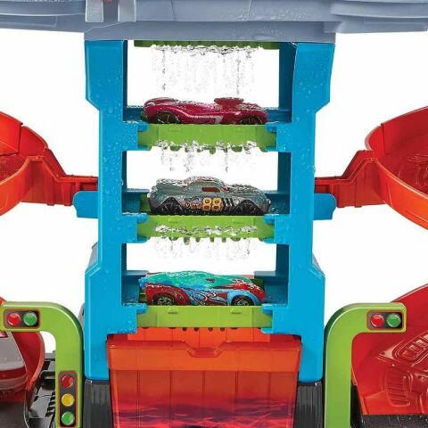 Mattel Hdp05 Hot Wheels ® Mega Araba Yıkama Kulesi*3
