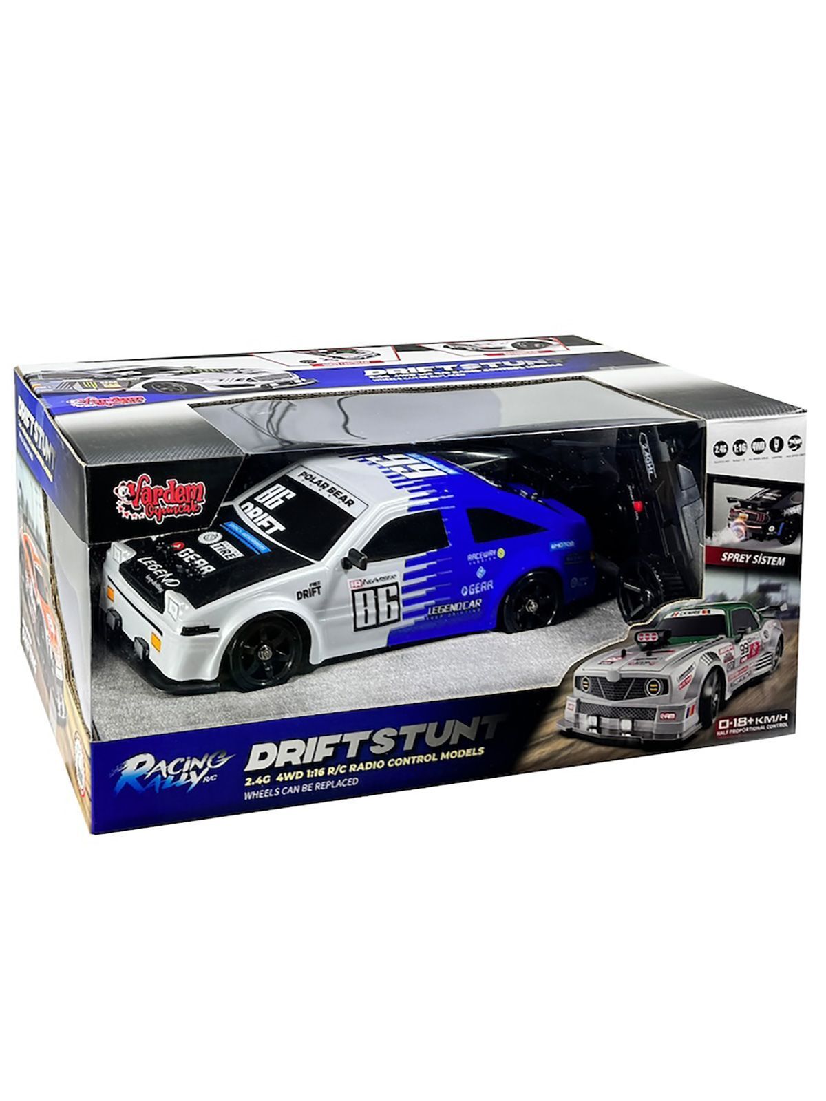 Vardem Hb-Sc16A07 Uk 2.4G Şarj 1:16 4X4 Drift Araba (Işık-Buhar)Frb