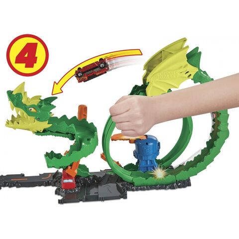 Mattel Hdp03 Hot Wheels Ejderha İle Müdacele Pisti*2
