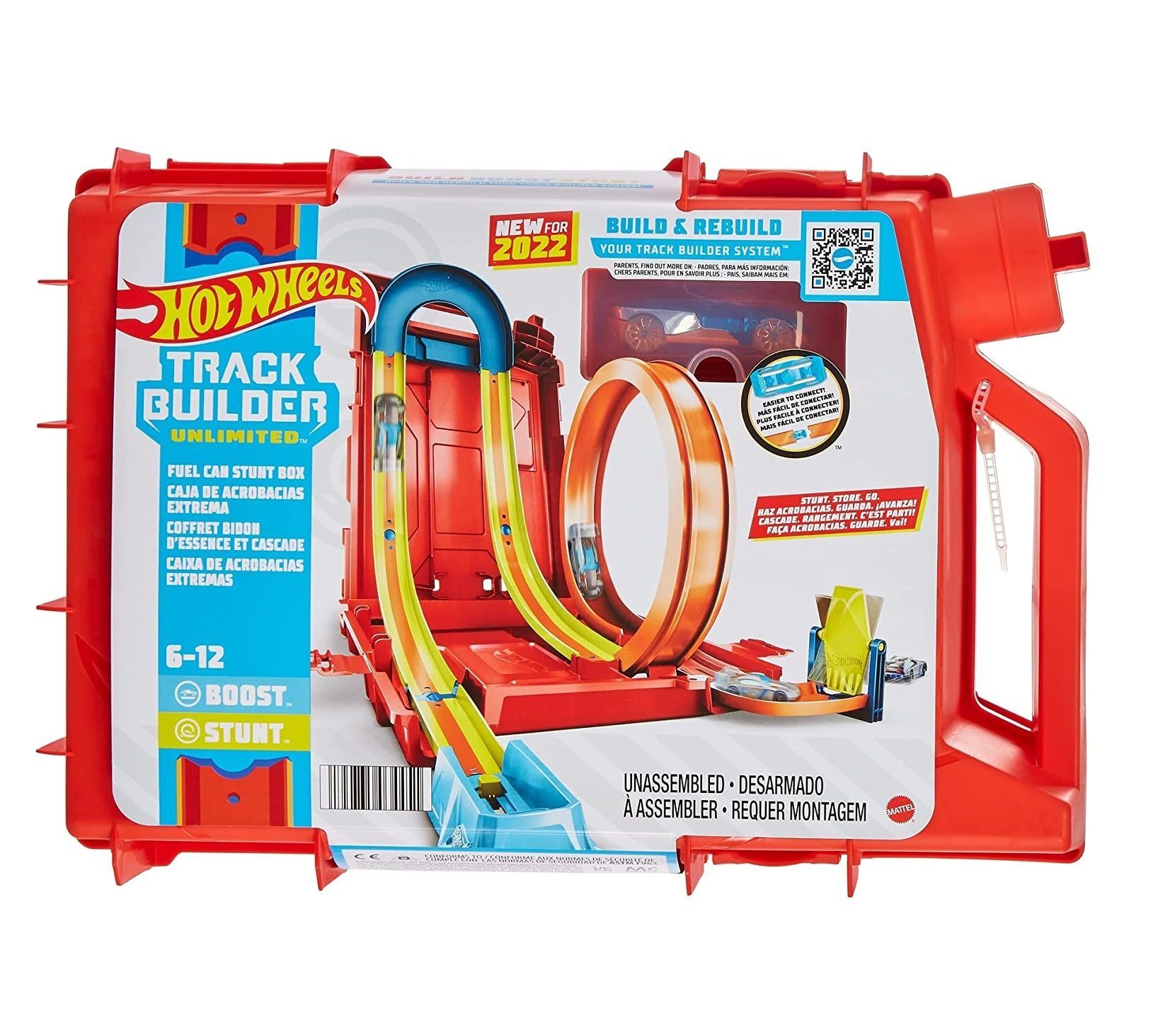 Mattel Hdx78 Hot Wheels Track Builder Benzin Bidonu Akrobasi Seti *2