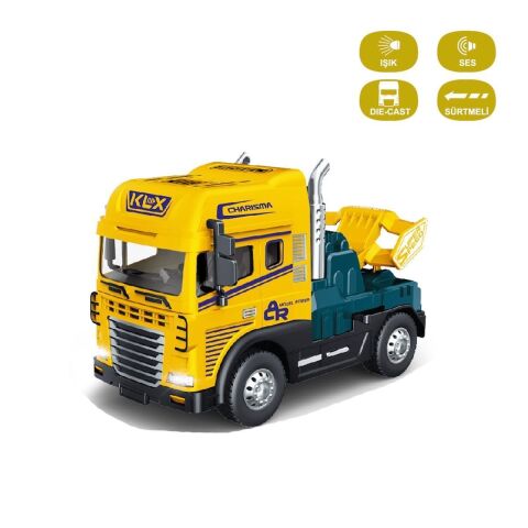 Vardem Klx600-344 Kut.Surt. Işıklı Müzikli 1:24 Cekıcı (Tır Kafası)