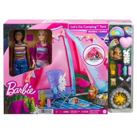 Mattel Hgc18 Barbie Malibu Ve Brooklyn Kampta Oyun Seti*4