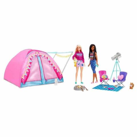 Mattel Hgc18 Barbie Malibu Ve Brooklyn Kampta Oyun Seti*4