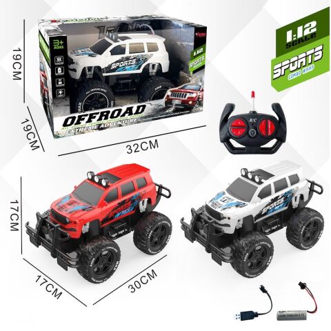 Vardem Xf-789-804B-805B-806B Kut. U/K F/F Şarjlı 1:12 Offroad Jeep