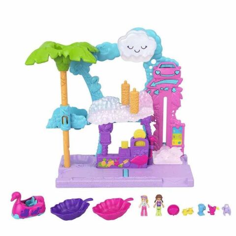 Mattel Hhj05 Polly Pocket Flamingo Araba Su Eğlencesi Seti*2