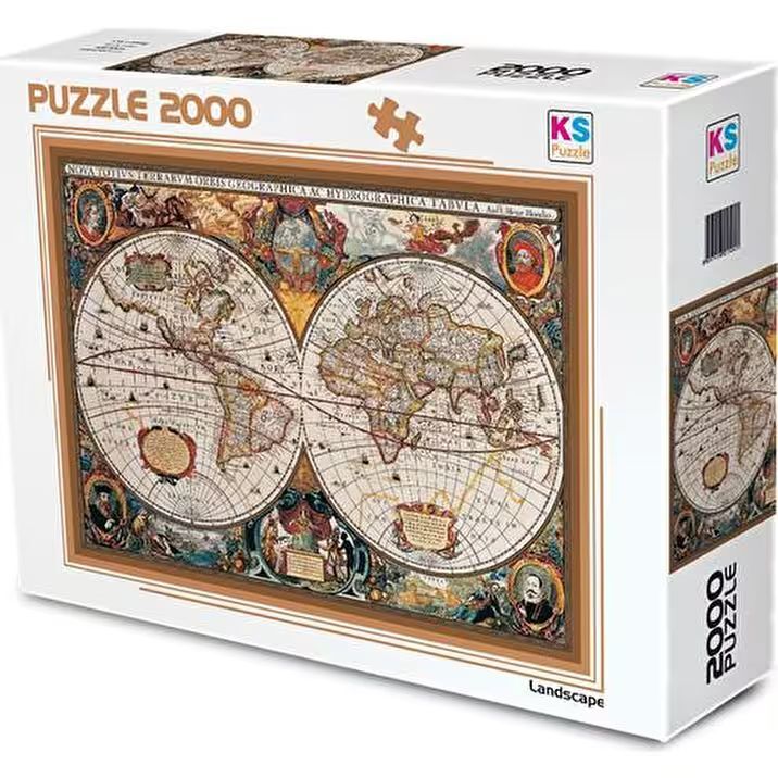 Ks Games 108_11204 17 Th Century World Map