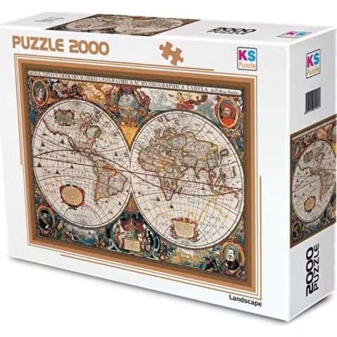 Ks Games 108_11204 17 Th Century World Map
