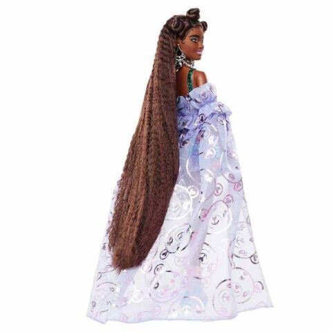 Mattel Hhn13 Barbie Extra Fancy - Mor Kostümlü Bebek*4