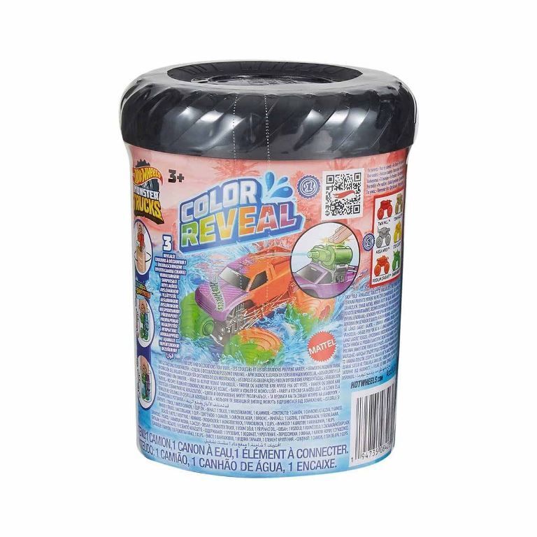 Mattel Hjf39  Hot Wheels Monster Trucks Color Reveal Renk Değiştiren Araçlar*8