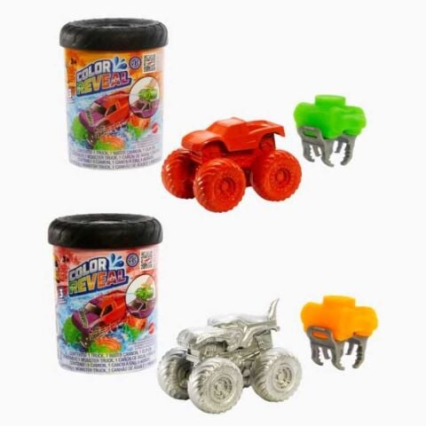 Mattel Hjh53  Hot Wheels Monster Trucks Color Reveal Renk Değiştiren Araçlar 2'Li Paket*1