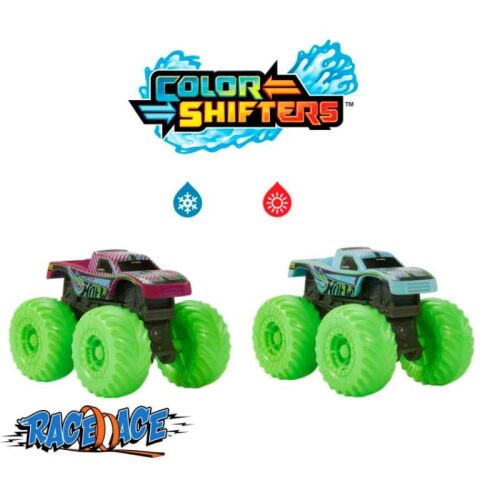 Mattel Hjh53  Hot Wheels Monster Trucks Color Reveal Renk Değiştiren Araçlar 2'Li Paket*1