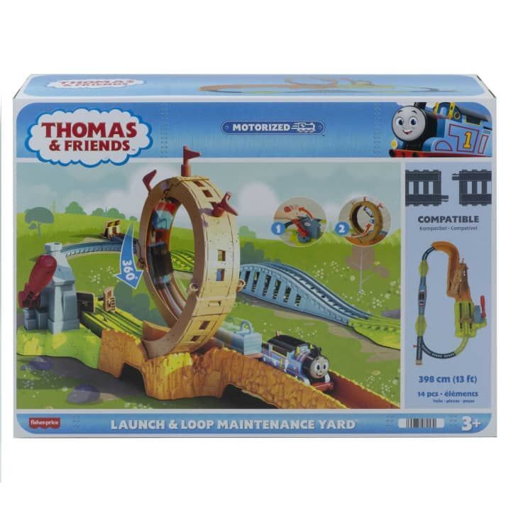 Mattel Hjl20 Thomas Ve Arkadaşları Çemberde Dönüş Eğlencesi Oyun Seti*2