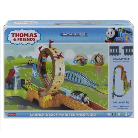 Mattel Hjl20 Thomas Ve Arkadaşları Çemberde Dönüş Eğlencesi Oyun Seti*2