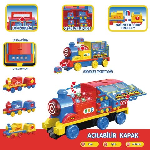 Vardem Lfı-9522 Işıklı Müzikli Interaktıf Tren