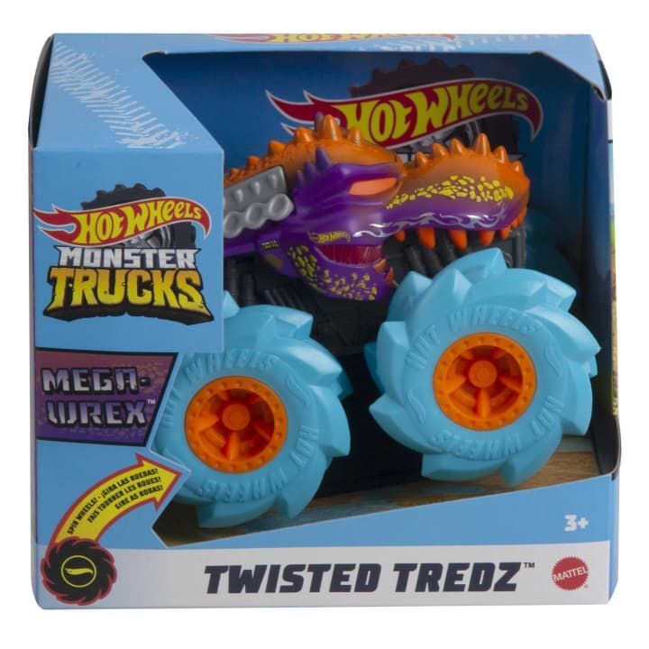 Mattel Gvk37 Hot Wheels Monster Trucks 1:43 Çek Bırak Arabalar*4