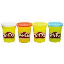 Hasbro B5517 Play-Doh 4'Lü Oyun Hamur*16
