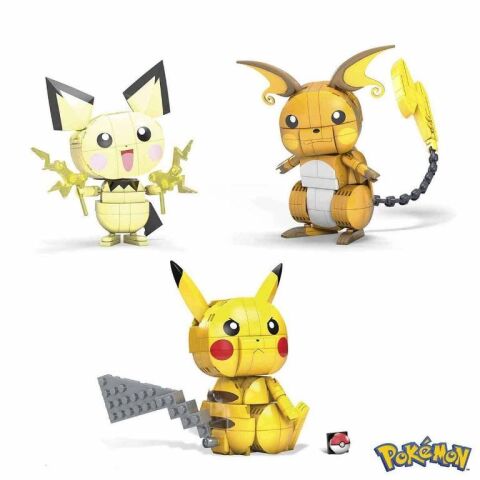 Mattel Gyh06 Mega Pok Yap Ve Oyna Figürler, Pikachu Dönüşüm*4