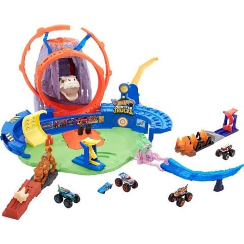 Mattel Gyl14 Hot Wheels Monster Trucks Volkanik Alanda Macera Oyun Seti*1